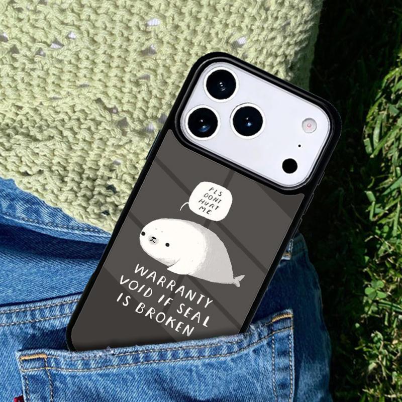 Забавный чехол для телефона с печатью одобрения Совместим с для IPhone 17air 16e 15 14 13 12 11Pro Max 17 Air