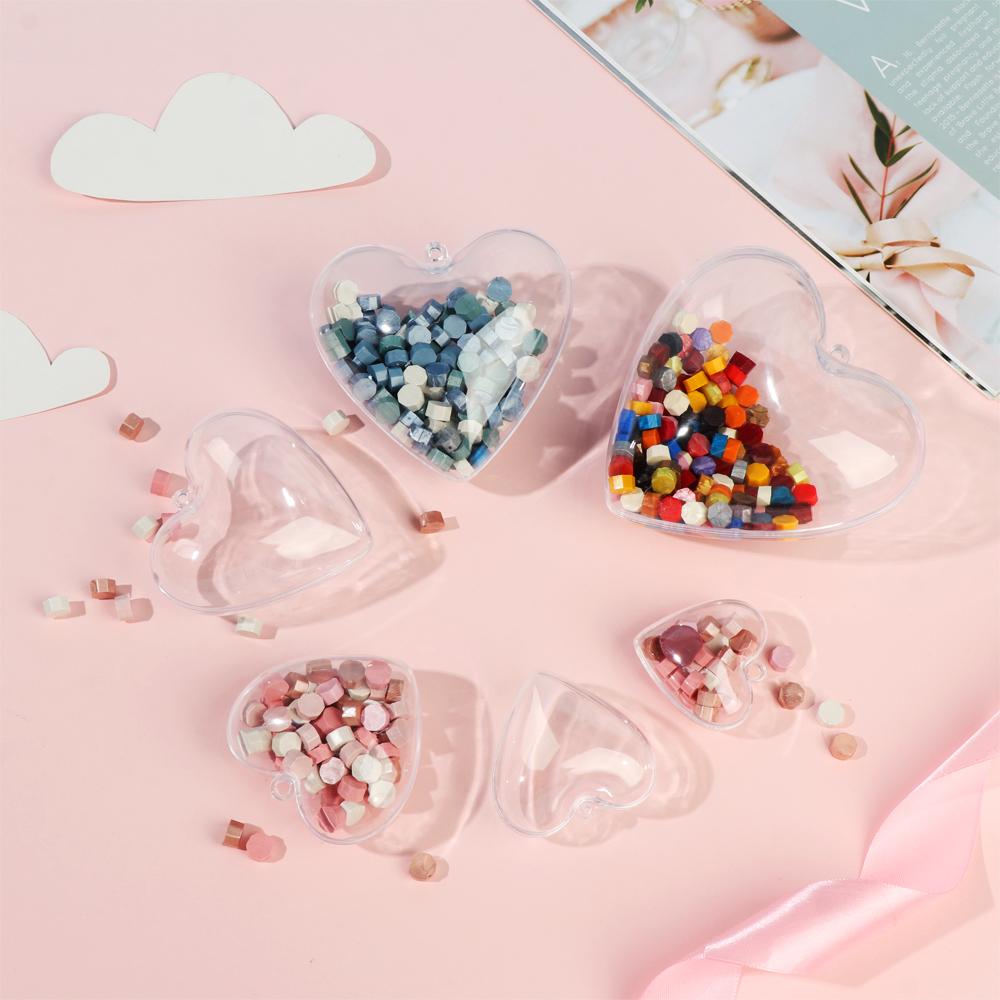 DIY Heart Shape Plastic Heart-shaped Ball Food Packaging Creative Sugar Box Candy Box Packaging