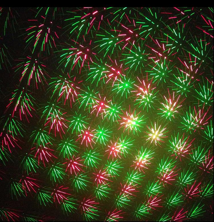 Мини USB-лазер красного и зеленого цвета с голосовым управлением для создания эффектов звездного неба и дискотеки