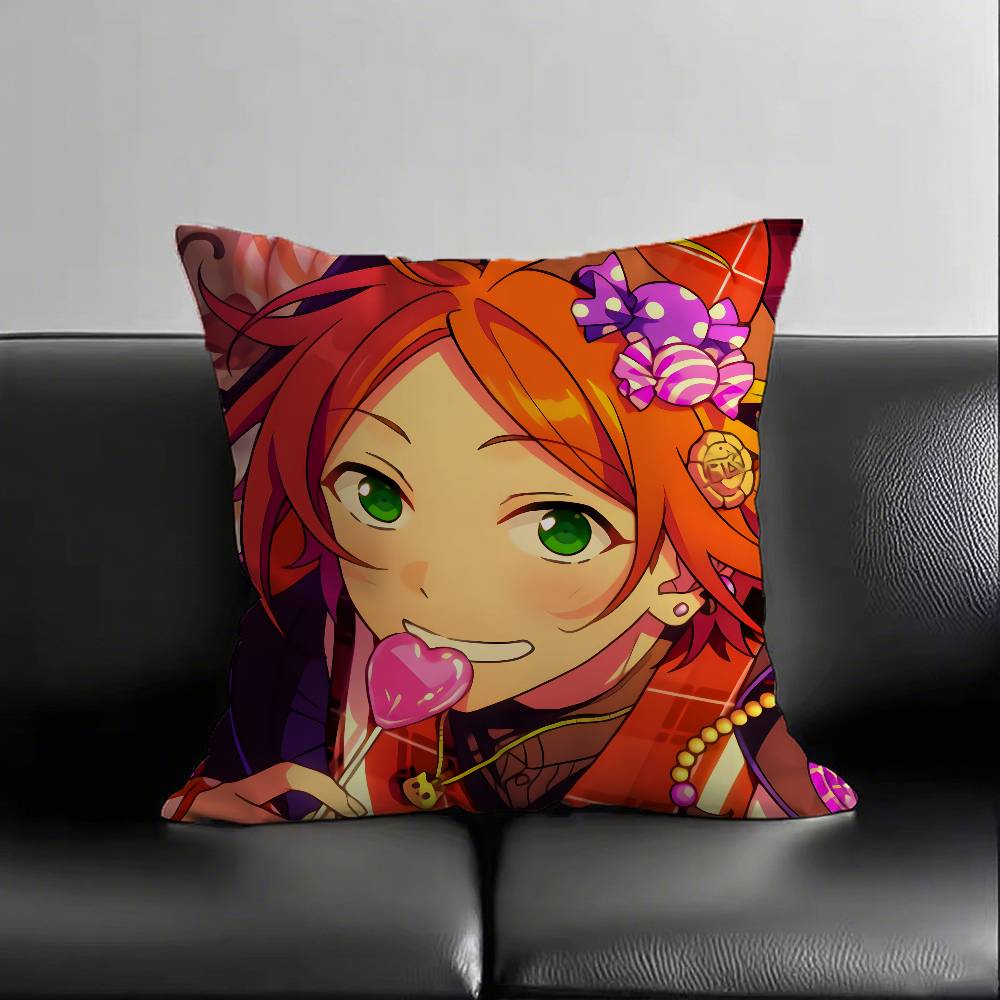 1pc Yuta Aoi Pillow Case Fashion Square Pillowcase Bedroom Sofa Room Ins Decoration Leisure