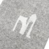 MARGESHERWOOD SOLID SYMBOLSOCKS_melange grey