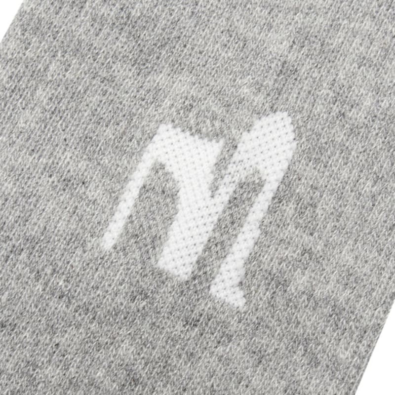 MARGESHERWOOD SOLID SYMBOLSOCKS_melange grey