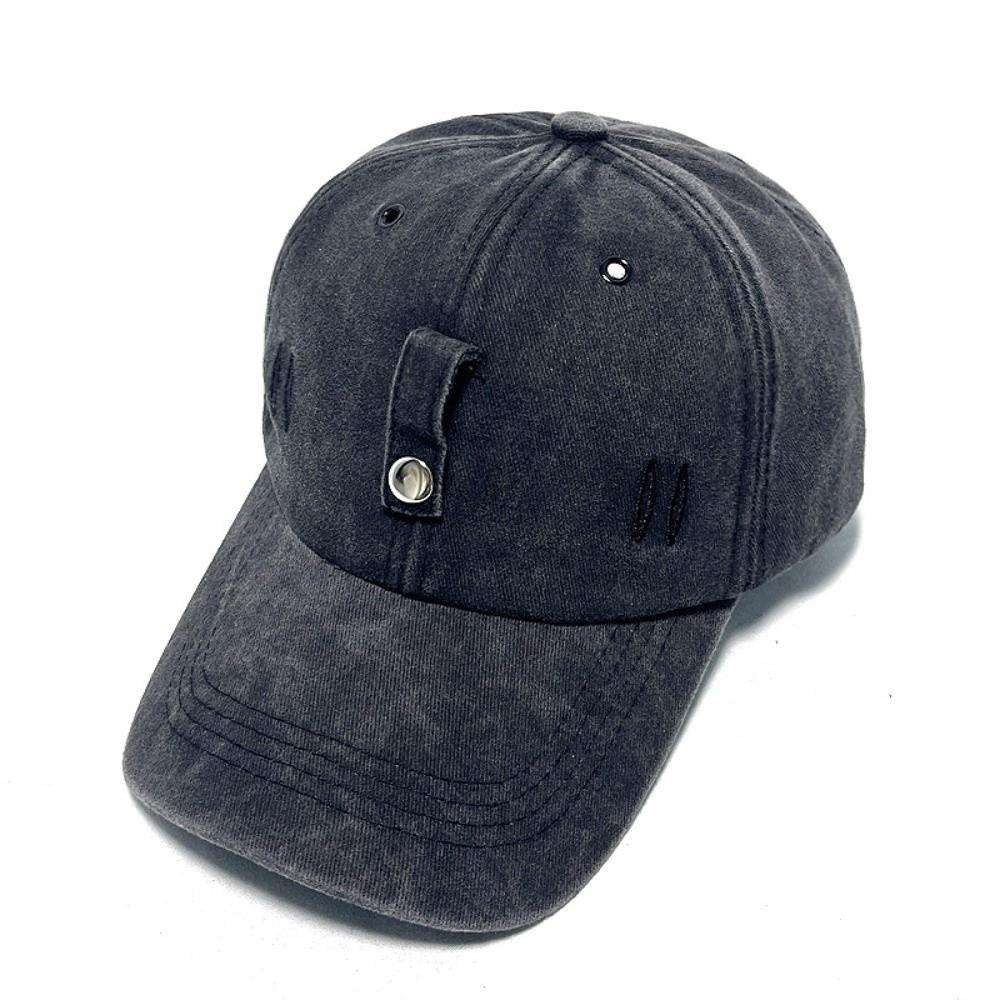Solid Color Sun Hats Adjustable Sunglasses Cap Fashiion Peaked Cap Women