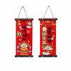 1 Pair Velvet Horse Year Hanging Pendant Traditional New Year Door Couplet  Living Room