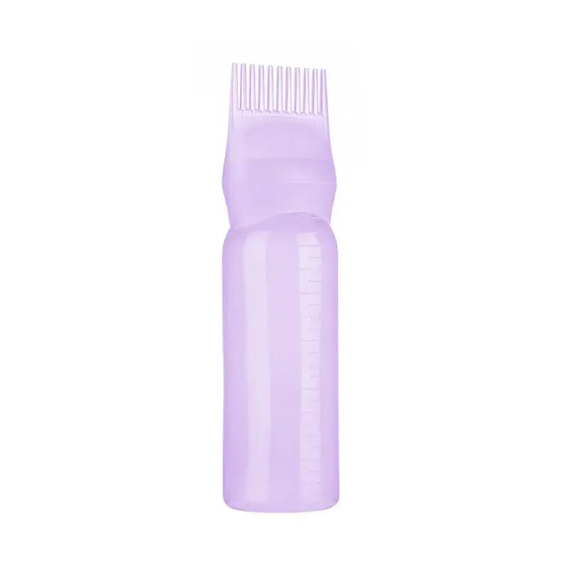 120ml Hair Oil Applicator Bottle Hairdressing Shampoo Bottle Hair Dye Refillable Bottle Hair Coloring Hairdressing Styling Tools