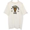 Made In Japan Print Short Sleeve T-shirt L White Men's Used