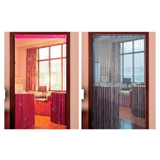 Yousheng Glitter Door Wartain с серебряной лентой, гибкая блестящая кисточка, Flash Line, занавеска для балкона