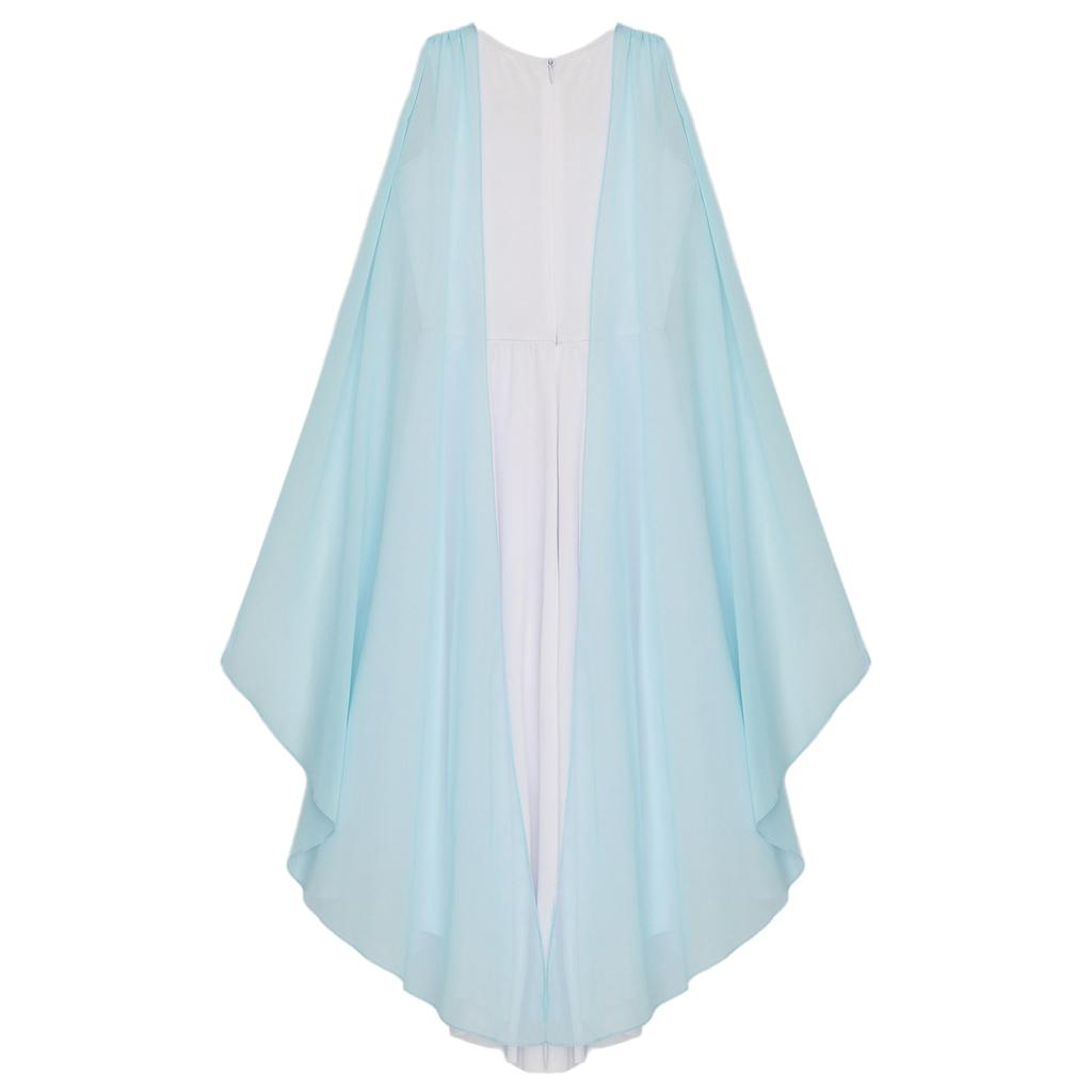 Versatile Ancient Toga Dress for Girls: One-Piece Flowy Costume, Easy to Style as Greek, Roman or Egyptian Princess