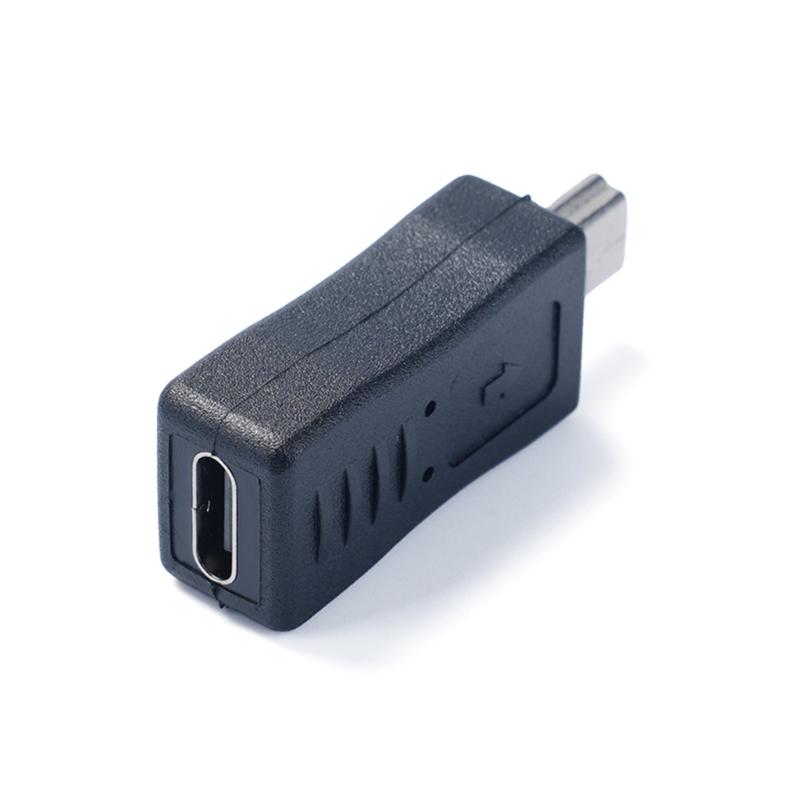 Адаптер Type-C Female to Mini USB Male Портативный разъем Поддержка зарядки и передачи данных USB C to Mini USB Конвертер