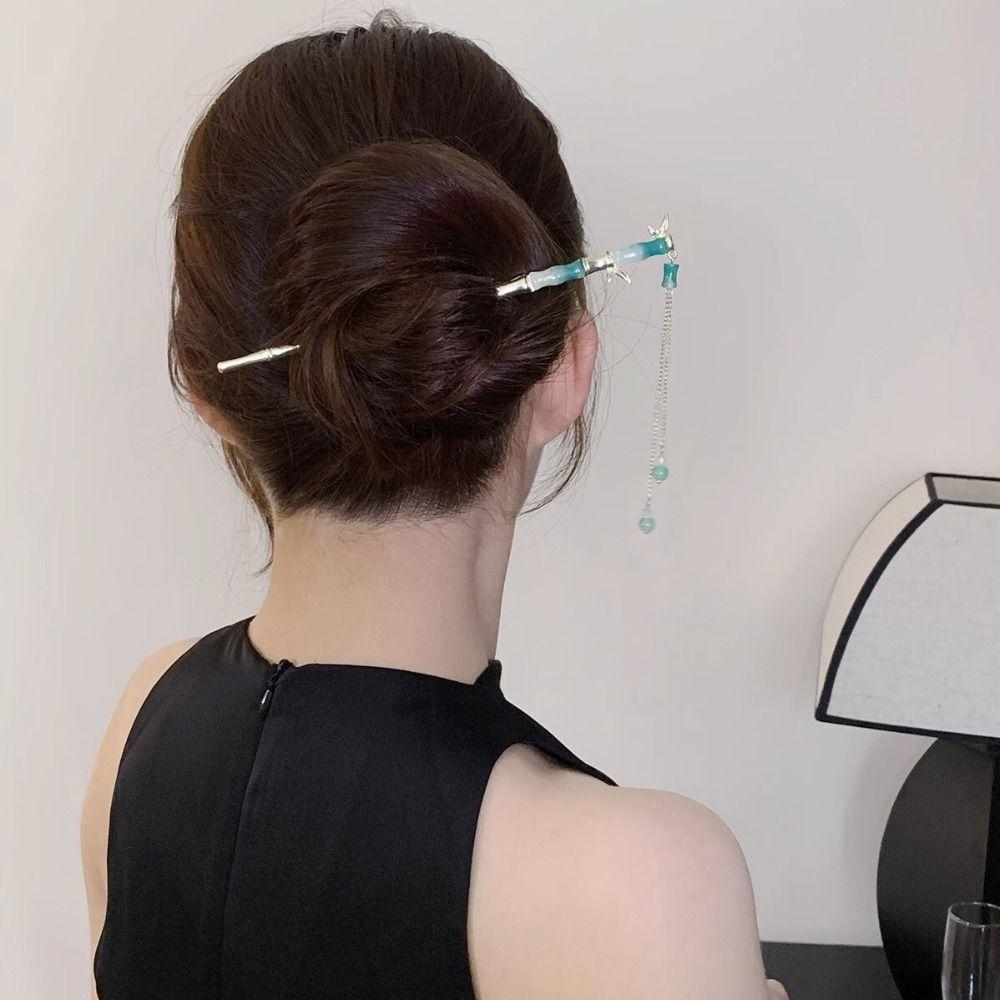 Accessories For Girl Tassel  Hair Stick Metal Hairpin Hanfu Hair Fork Chinese Style Headwear