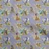 Cotton Flex Bluish Violet Fabric Animal  Sewing Craft Projects Fabric Prints By Yard 40 Inch