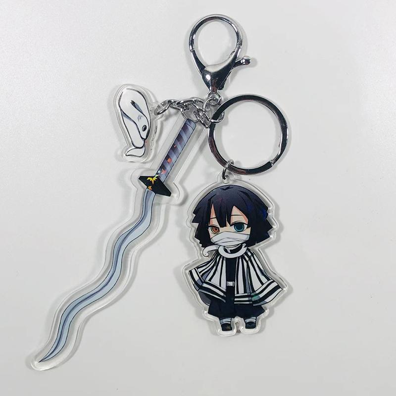 Брелок в стиле аниме Demon Slayer Kimetsu No Yaiba Kamado Tanjirou Demon Slayer, сумка, кулон, подарок