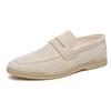 Fashion Spring British Style Suede Mens Casual Shoes Breathable Comfort Slip-on Mens Wedding Shoes Fashion Men Lazy Shoes Luxury Brand