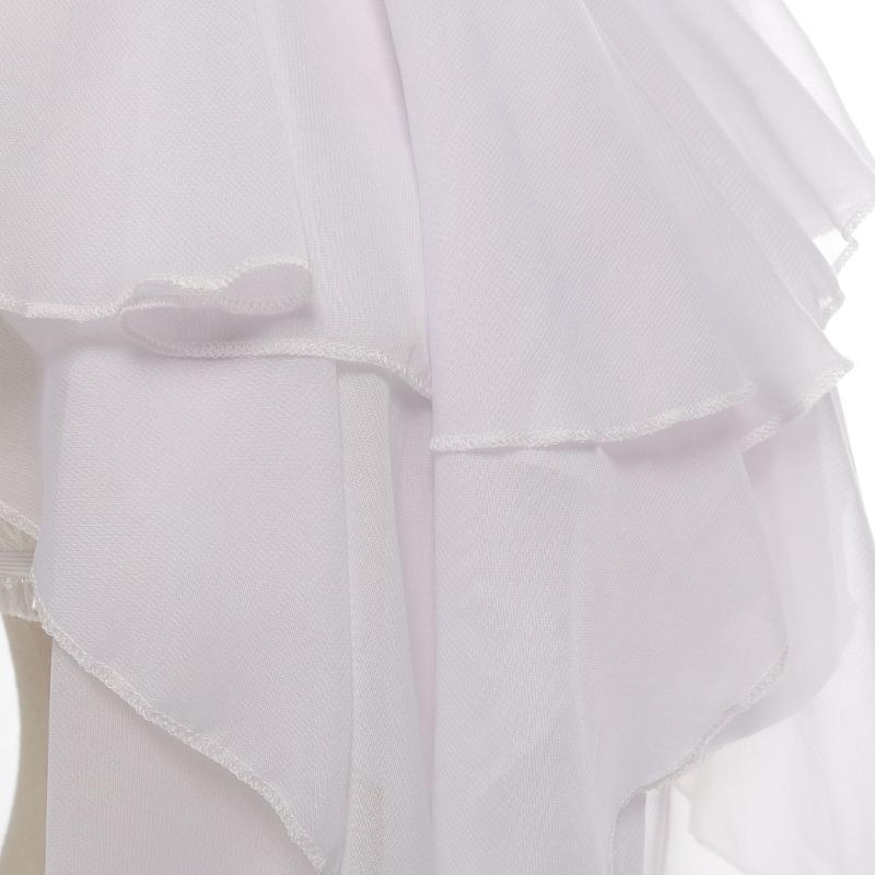 Рубашка с жабо в французском стиле, с оборками, фальшивый воротник для викторианского модного заявления