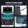 Портативный автомобильный стереоресивер, MP5-плеер с 7-дюймовым сенсорным экраном 720P, 12 лампами, резервная камера, двойной USB