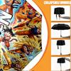 Custom Name Personalized Dragon Ball Print Umbrella, Auto Open Close, 8‑Rib Sturdy Frame, Commute Camping Hiking Use, Birthday Gift