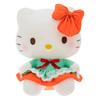Cat Green Dress Plush Toy Red Bow Country Style Girls Birthday Gift