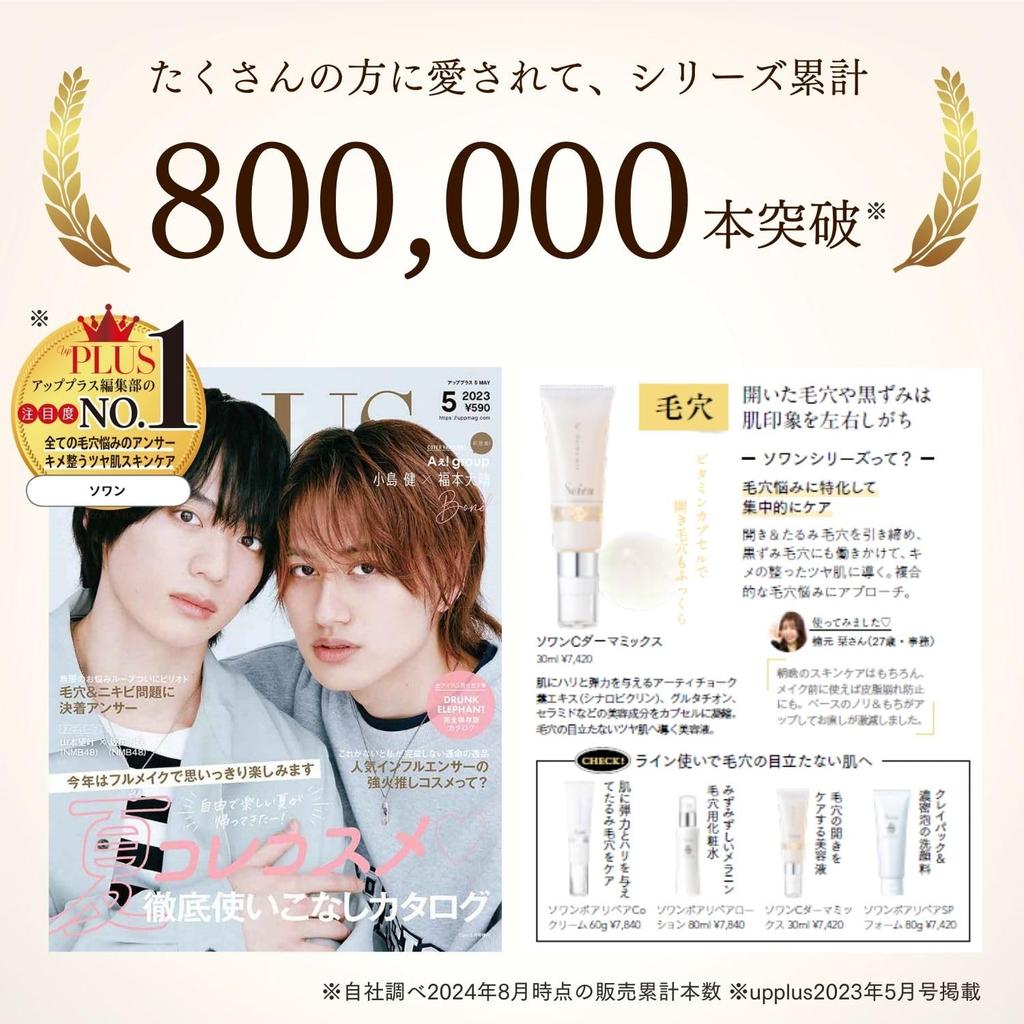 Re9 Sowan C Dermamix Pore Care Serum Для более чем 20 лет проблем с порами и сужения пор без витаминов 30-дневный запас 2 Dr. [открытое провисание] шелушение,