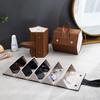 Eyeglass Sunglasses Organiser Collector Glasses Storage Box 5slots Roll Up PU Leather Sunglasses Holder Folding Case