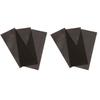 Polynet Double-Sided File for Wood and Metal, 93 X 230mm, Pack of 3, A#600 (x 2)