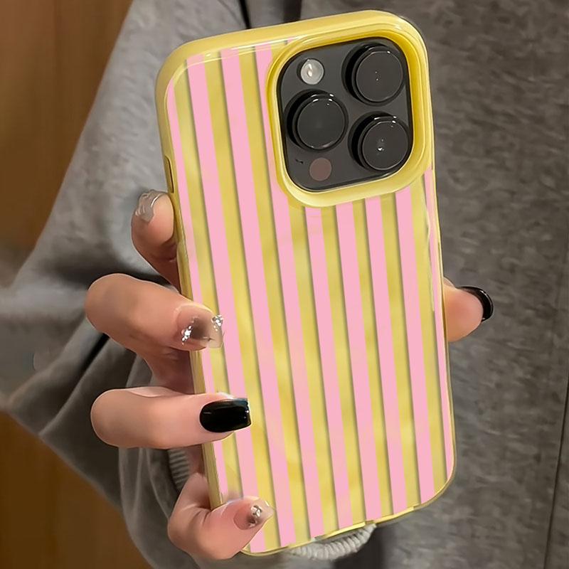 Чехол для iPhone 16 15 14 13 12 11 17 Pro Max Белый в полоску Синий Текстура складок Чехол для телефона Чехол для телефона для iPhone 16 Plus Funda