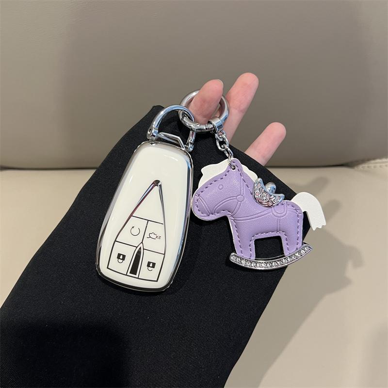 TPU Shell Fob For Changan CS75 PLUS CS35 PLUS CS55PLUS Eado UNI-T UNI K Oushang X5 X7 EV 2019 2020 Car Key Case Cover