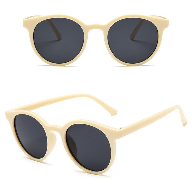 Тени Ins Маленькие мужские солнцезащитные очки Горячие модные круглые женские очки Высокое качество UV400 Унисекс Корейские Популярные готовые солнцезащитные очки Очки ручной работы