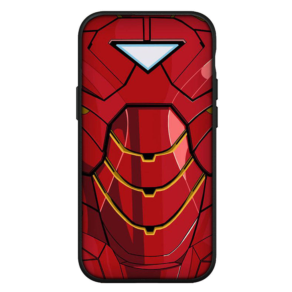 Чехол для iPhone 16 15 Xiaomi Redmi Note 14 13 12 11 Pro Max X 8 16e Samsung Galaxy S25 S24 S23 Moto OPPO Huawei Ironman Superhero Iron Man Phone Case