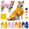 (HJFG) Pet Raincoat Fashion Reflective Waterproof Pet Winter Raincoat Dog Medium Large Dog