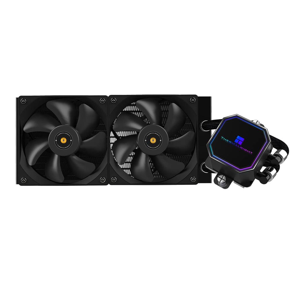 Thermalright Frozen Prism 240 Black Liquid CPU Liquid CPU 120mm PWM Fan X One Piece Liquid Cooler for INTEL Cooler, Cooler, 2, S-FDB Bearing,