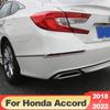 Для Honda Accord 10th X 2018-2022 ABS углеродное волокно задняя противотуманная фара крышка лампы накладка бампер отражатель декоративная рамка аксессуары