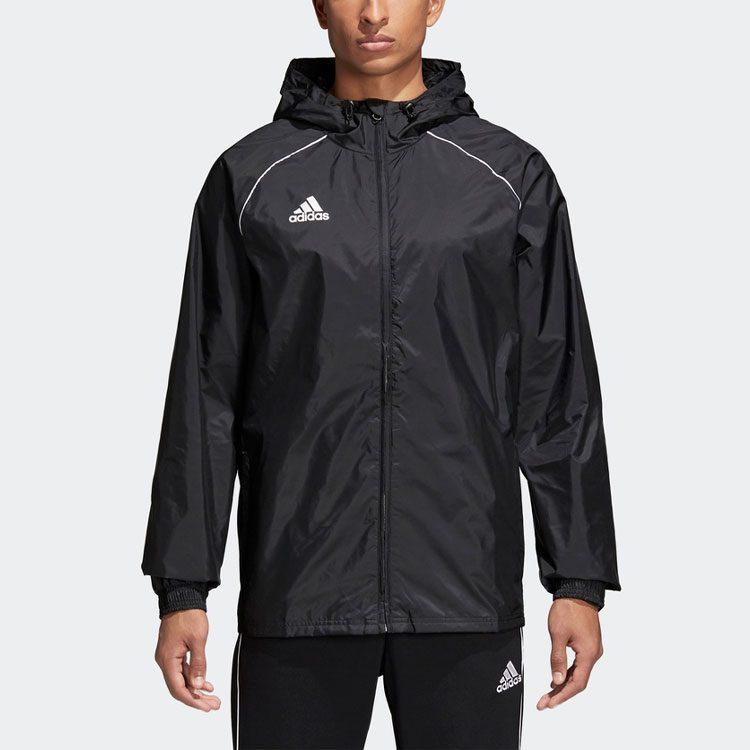 adidas Куртки Мужские Черные С Капюшоном Умеренные Прочие CE9048
