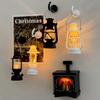 Night Light LED Kerosene Lamp Soft Glow Flicker Free Battery Powered Retro Mini Hanging Lantern with Magnetic Hook