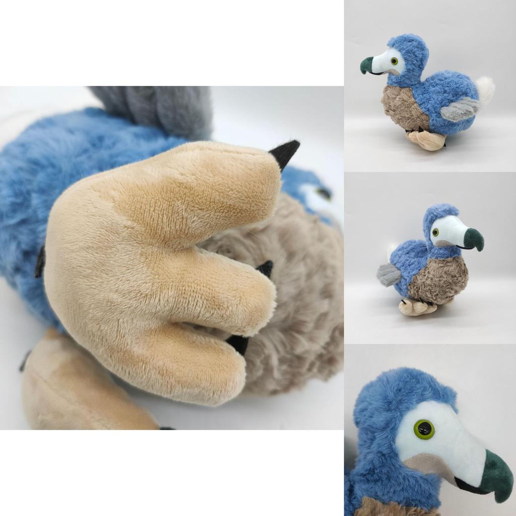 Мягкая плюшевая игрушка Додо 7,8 дюйма, синяя птица, мягкая набивная кукла, для детей, рождественские подарки