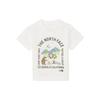 The North Face B Luminous Camp Graphic Size 80 S/S Tee, Off-White,