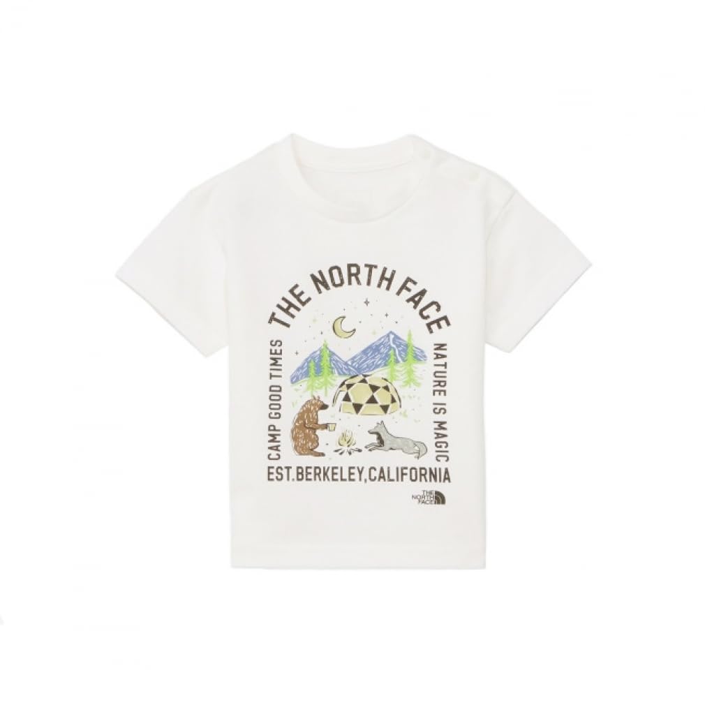 The North Face B Luminous Camp Graphic Size 80 S/S Tee, Off-White,