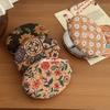 Vintage Style Folding Dual-Sided Compact Mirror, Portable Creative Minimalist Makeup Mirror for Women