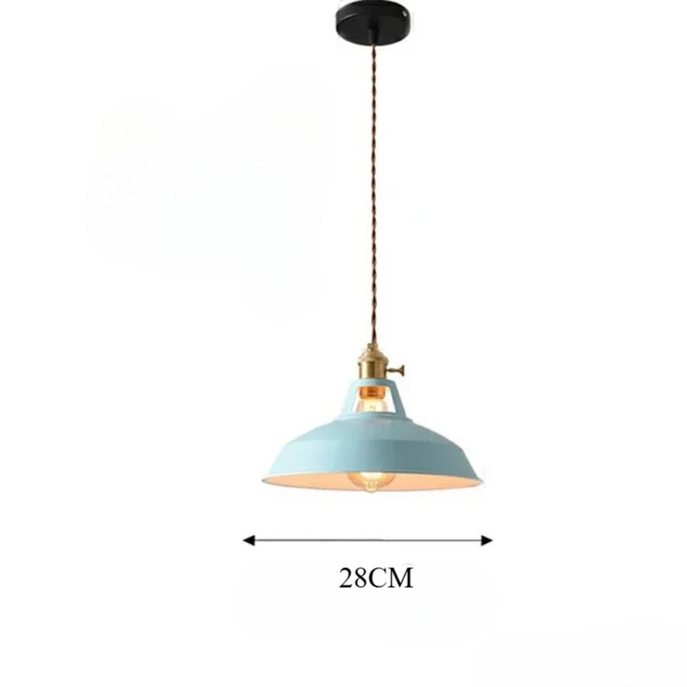 Промышленный винтажный подвесной светильник, красочный подвесной светильник в стиле лофт, люстра для кухни, декоративная лампа, светодиодная лампа