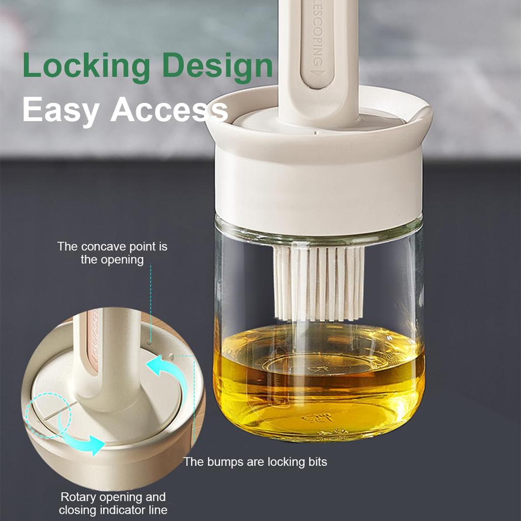 Кисти для кондитерских изделий Бутылка для масла с кистью Жаростойкая масляная щетка для приготовления пищи Кисть для приготовления пищи Выпечка на кухне Барбекю Приготовление мяса на гриле