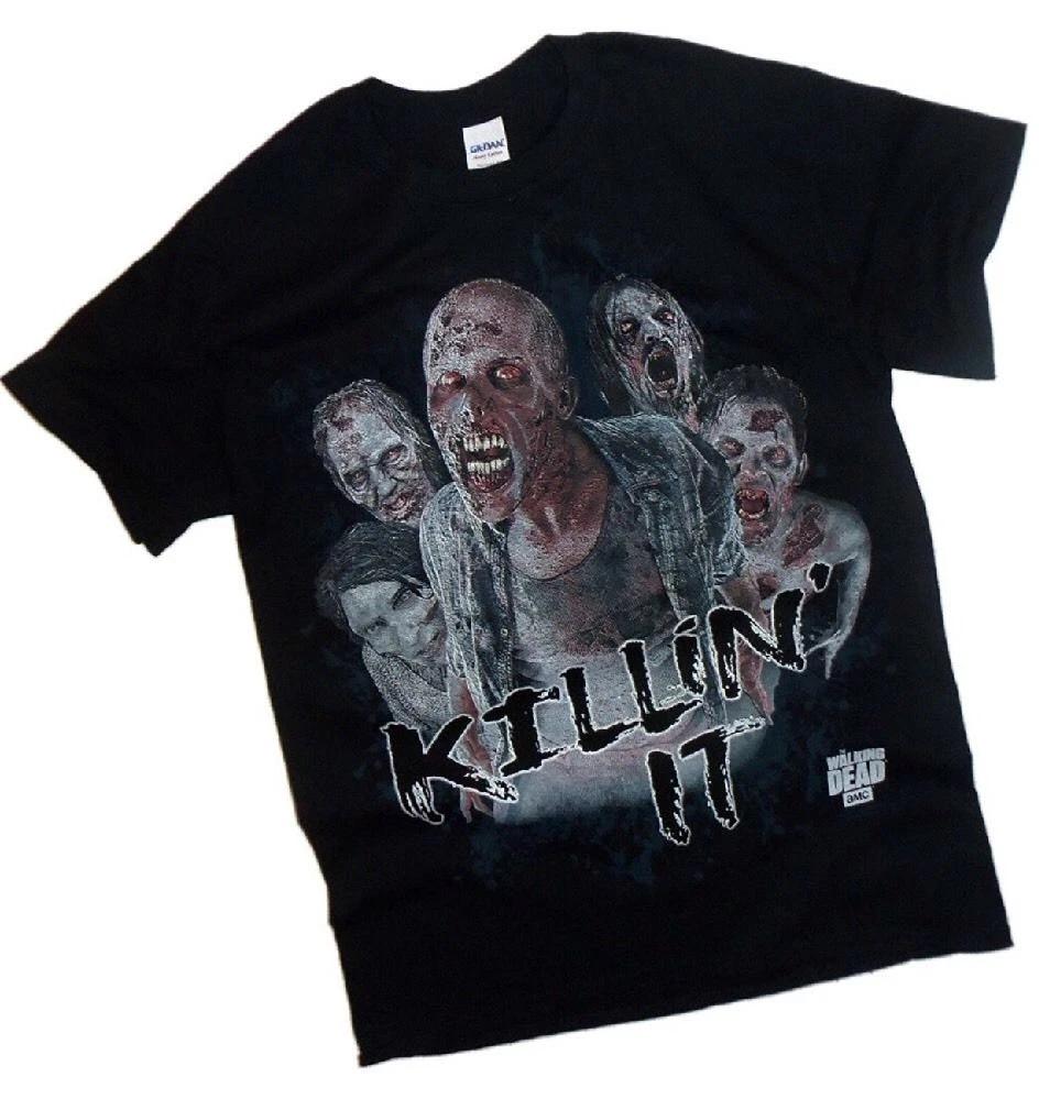 The Walking Dead Killin' It 100% Cotton T-shirt Mens Tees Top - multiple Adult/Unisex sizes!