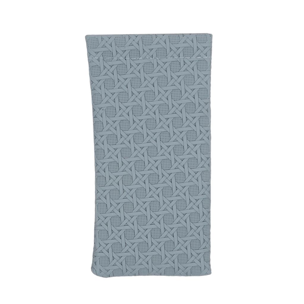 1 шт. Минималистичный элегантный модный чехол для очков с плетеной текстурой из искусственной кожи, портативный ящик для хранения солнцезащитных очков, прочный защитный контейнер