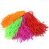 60 strands/PC Fshing Lures Soft Worm Body Squirmy Wormy Fly Tying Material San Juan Worm Earthworm Baits for Trout S