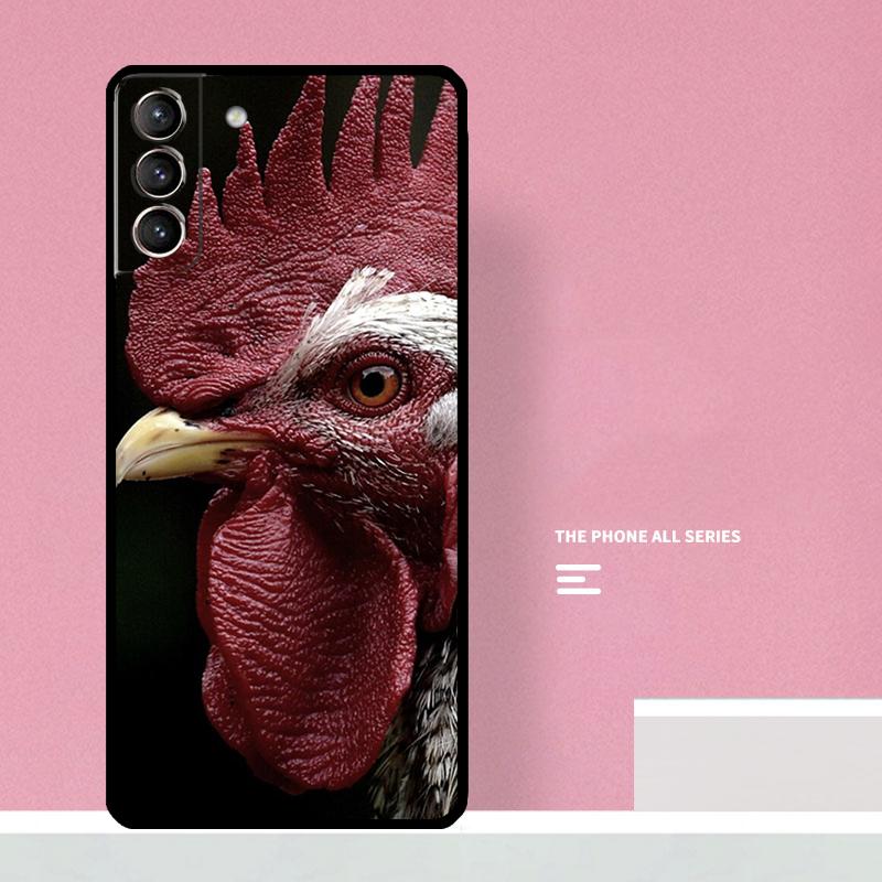 Cock Rooster Chicken Phone Case For Samsung Galaxy S26 S23 Ultra S20 S21 S22 S24 S25 Plus S10 S25 FE Cover Coque