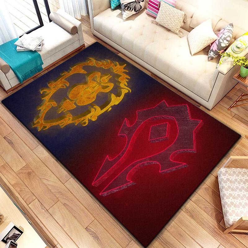 Игровой ковер World of Warcraft для гостиной, коврики для кемпинга, странные вещи, коврик для пикника, противоскользящий коврик для киберспорта, коврик для йоги, подарок для фанатов