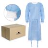 Disposable Blue Apron With Cuff (24G Non-woven) 100 Pcs