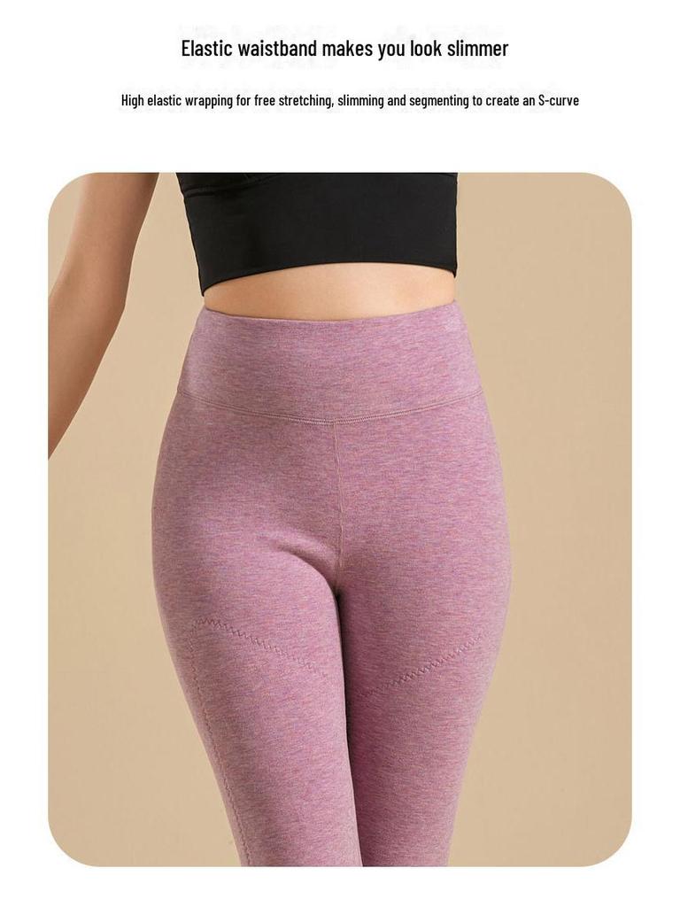 Зимние теплые брюки для мужчин и женщин: Высокая талия, кашемировый шелк, бархат, утолщенный хлопок, большой размер 