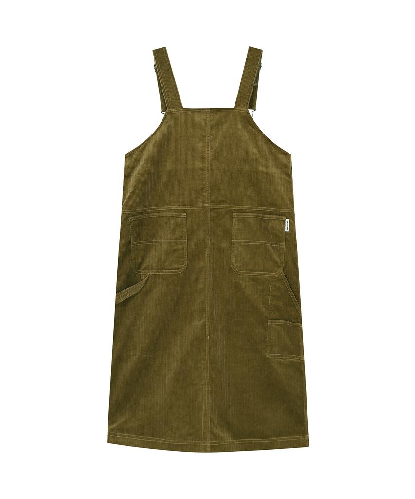 OUTDOOR PRODUCTS W Вельветовый комбинезон-юбка плотника (хаки)