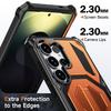 For Samsung Galaxy S24 Ultra Magnetic Case Rotating Kickstand PC + TPU Shockproof Drop-proof Phone Cover
