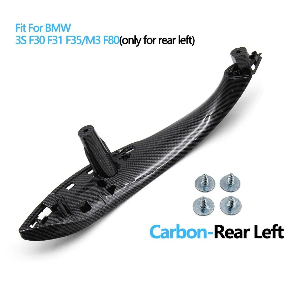 Car Left Right Door Inside Pull Handle Panel Trim For BMW 3 4 Series M3 M4 F30 F31 F32 F33 F34 F35 F36 F80 F82 F83 2012-2018