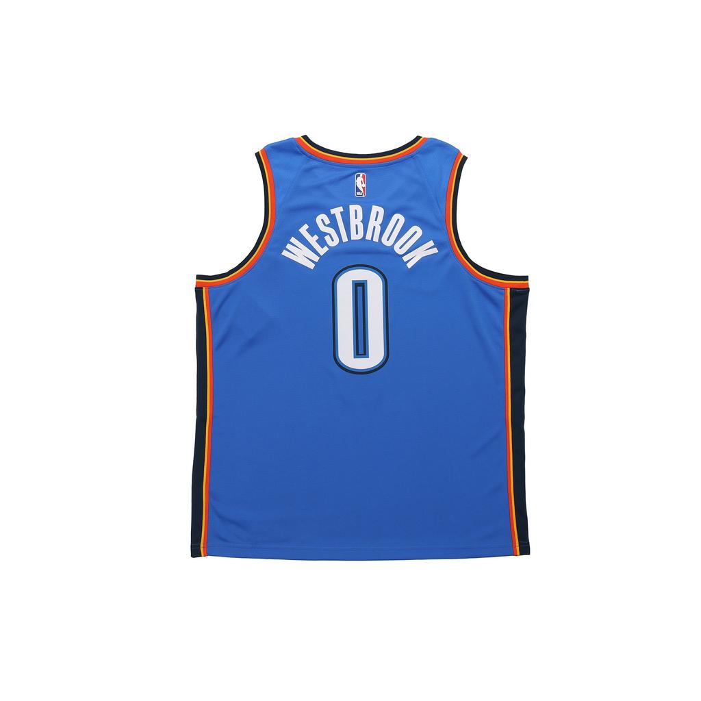 Nike NBA Basketball Jersey SW Fan Edition with Round Neck and Letter Number Sleeveless Men Tops Signal-Blue 864497-403